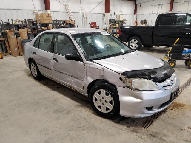 1HGES16364L024946 - 2004 HONDA CIVIC DX VP SILVER photo 4