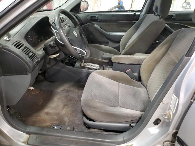 1HGES16364L024946 - 2004 HONDA CIVIC DX VP SILVER photo 7