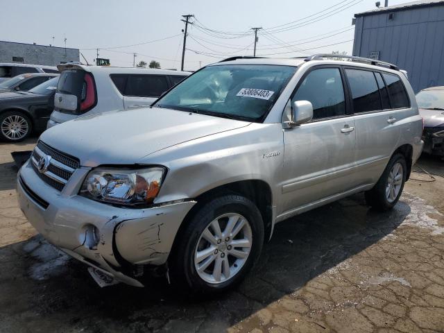 JTEEW21A160004117 - 2006 TOYOTA HIGHLANDER HYBRID SILVER photo 1