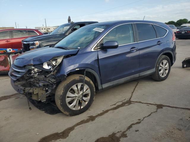 2HKRM4H55EH676229 - 2014 HONDA CR-V EX BLUE photo 1