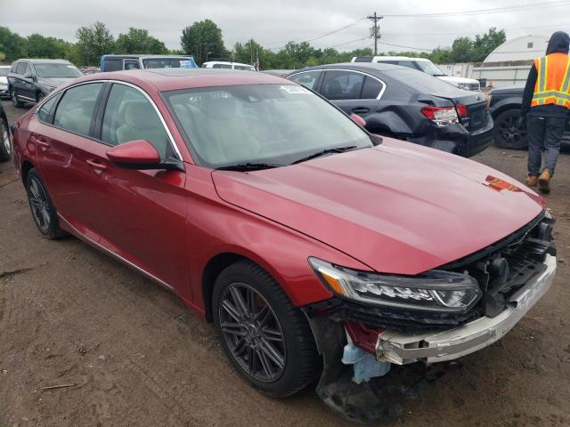 1HGCV1F40JA056810 - 2018 HONDA ACCORD EX RED photo 4