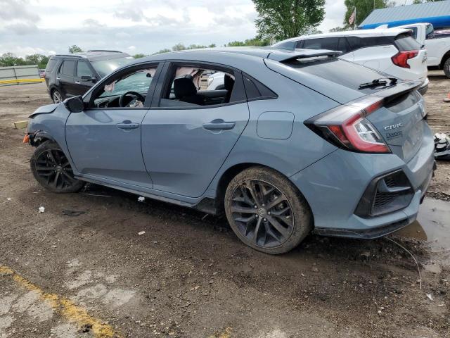 SHHFK7H47LU220194 - 2020 HONDA CIVIC SPORT TURQUOISE photo 2