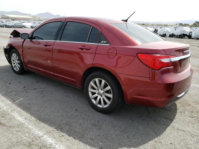 1C3CCBBB7DN672052 - 2013 CHRYSLER 200 TOURING RED photo 2