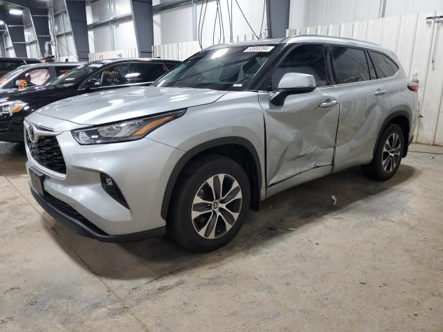 5TDHZRBH4LS502432 - 2020 TOYOTA HIGHLANDER XLE GRAY photo 1