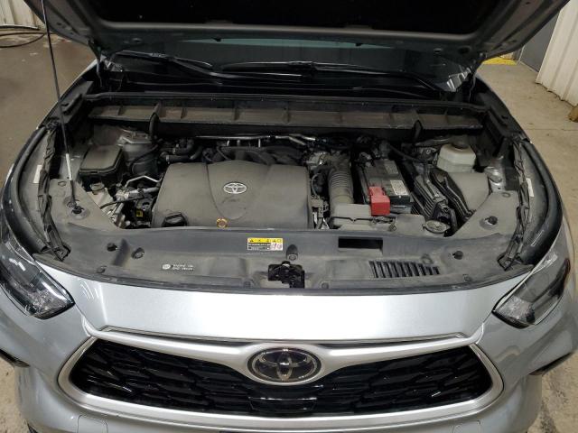5TDHZRBH4LS502432 - 2020 TOYOTA HIGHLANDER XLE GRAY photo 12