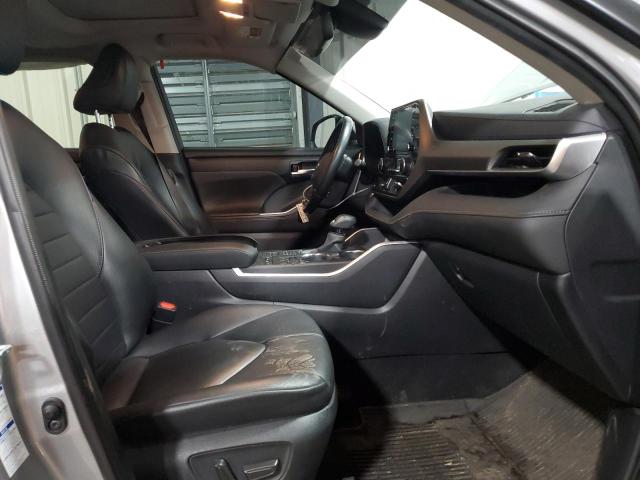 5TDHZRBH4LS502432 - 2020 TOYOTA HIGHLANDER XLE GRAY photo 7