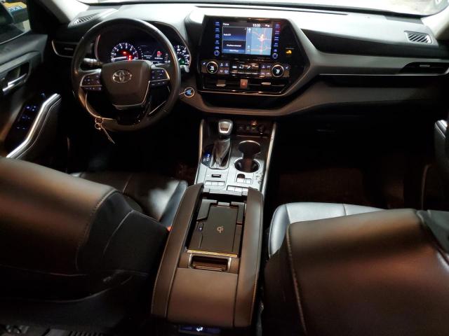 5TDHZRBH4LS502432 - 2020 TOYOTA HIGHLANDER XLE GRAY photo 8