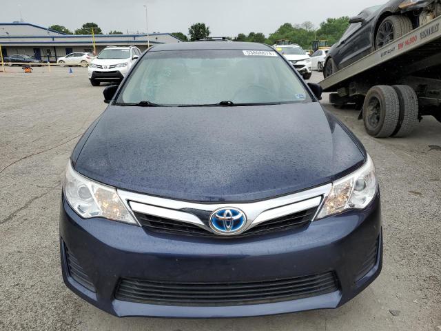 4T1BD1FK3EU120799 - 2014 TOYOTA CAMRY HYBRID BLUE photo 5