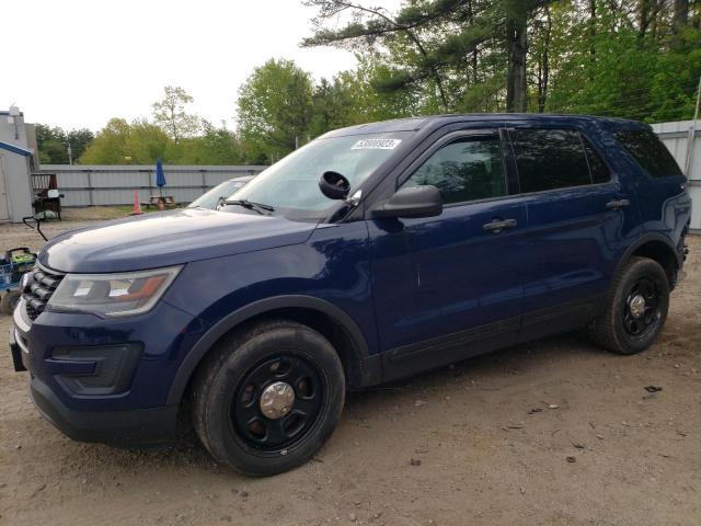 1FM5K8AR6HGD72162 - 2017 FORD EXPLORER POLICE INTERCEPTOR BLUE photo 1