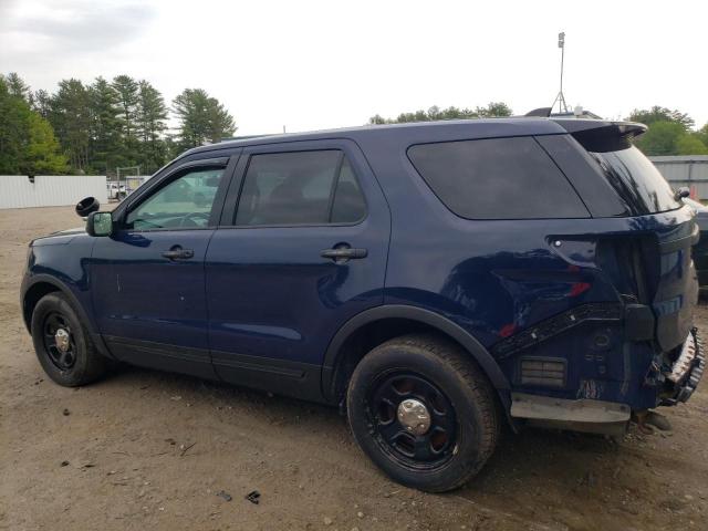 1FM5K8AR6HGD72162 - 2017 FORD EXPLORER POLICE INTERCEPTOR BLUE photo 2
