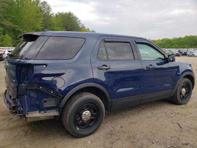 1FM5K8AR6HGD72162 - 2017 FORD EXPLORER POLICE INTERCEPTOR BLUE photo 3
