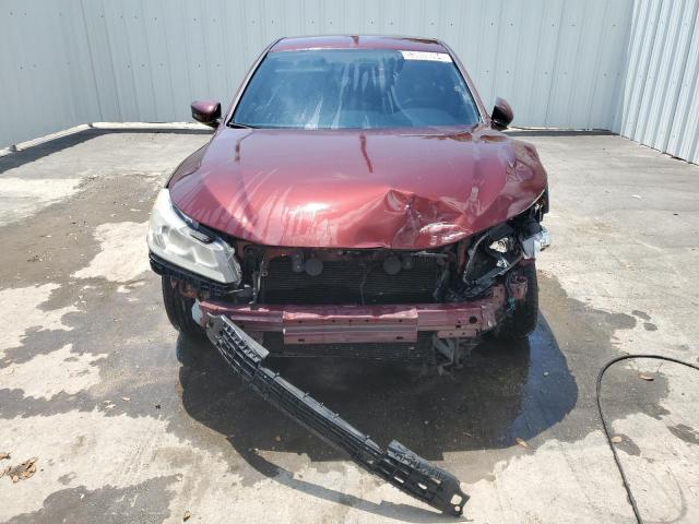 1HGCR2F32HA202314 - 2017 HONDA ACCORD LX MAROON photo 5