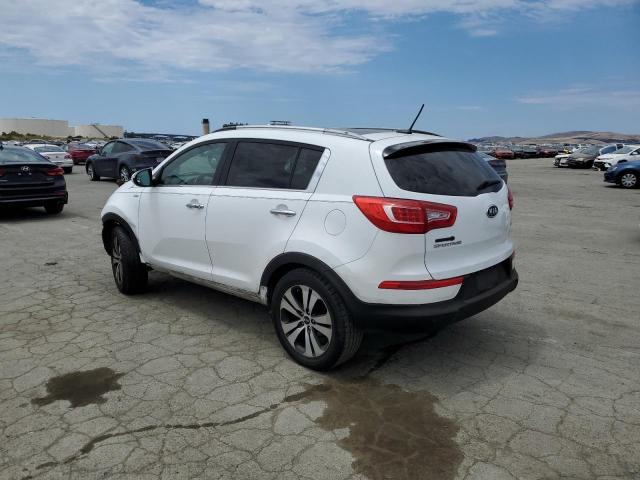 KNDPCCA24B7080789 - 2011 KIA SPORTAGE EX WHITE photo 2