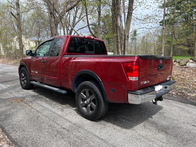 1N6AA0CC0FN505861 - 2015 NISSAN TITAN S RED photo 3