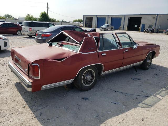 2FABPB74FKX159121 - 1989 FORD LTD CROWN MAROON photo 3