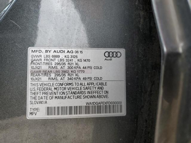 WA1DGAFEXFD030009 - 2015 AUDI Q7 PRESTIGE 灰色 照片 13