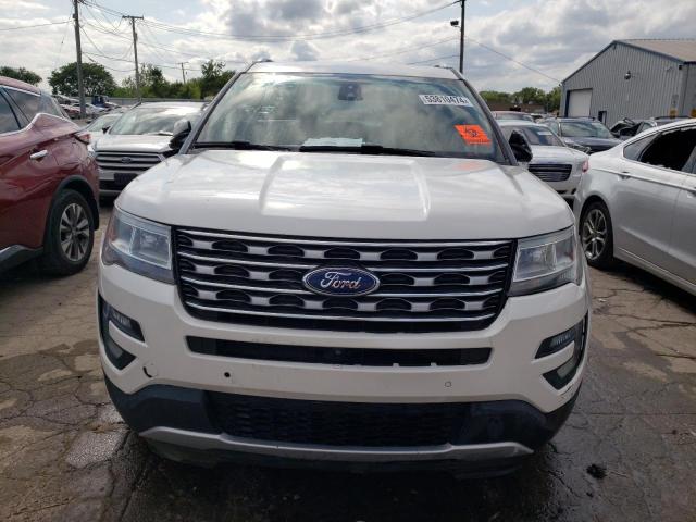 1FM5K8F87HGB45109 - 2017 FORD EXPLORER LIMITED WHITE photo 5