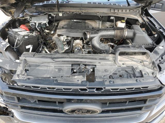 1FTFW1E84NFB93576 - 2022 FORD F150 SUPERCREW GRAY photo 11