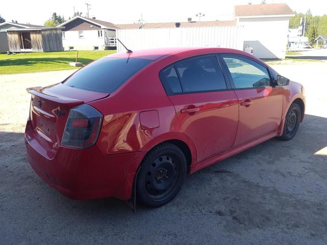 3N1CB6AP4CL640311 - 2012 NISSAN SENTRA SE-R SPEC V RED photo 3