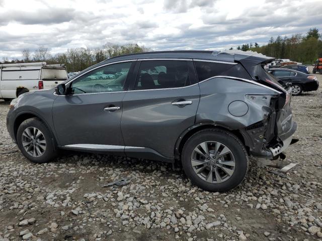 5N1AZ2MH5FN266031 - 2015 NISSAN MURANO S GRAY photo 2