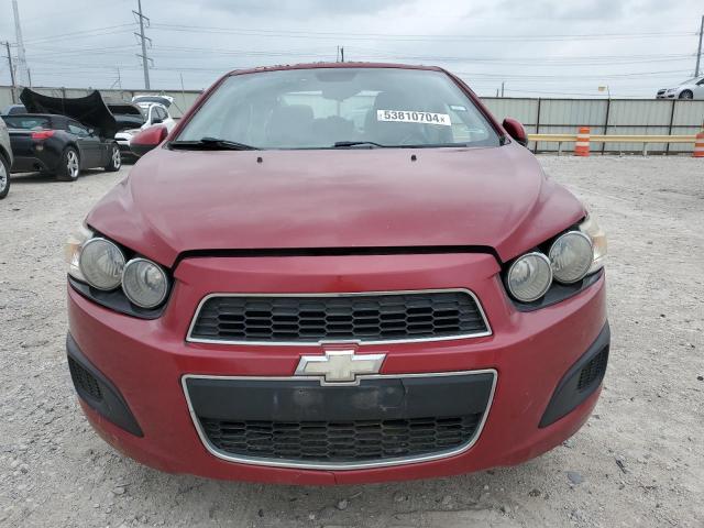 1G1JC5SHXD4131780 - 2013 CHEVROLET SONIC LT RED photo 5