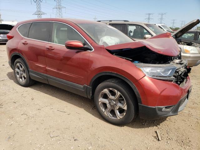 2HKRW2H80HH640350 - 2017 HONDA CR-V EXL RED photo 4