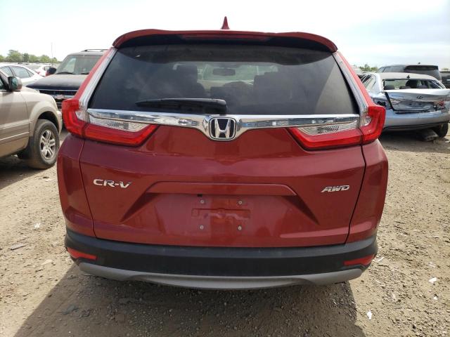 2HKRW2H80HH640350 - 2017 HONDA CR-V EXL RED photo 6