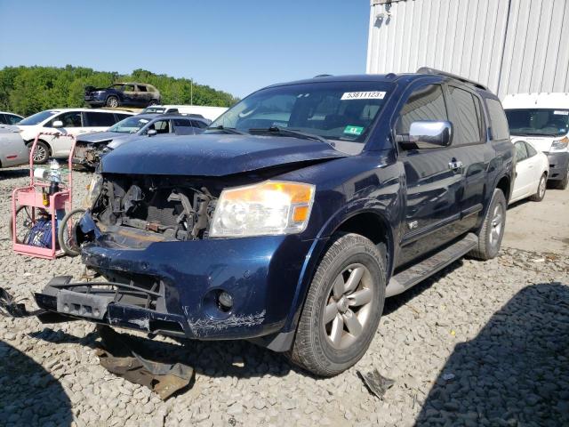 5N1AA08C48N603477 - 2008 NISSAN ARMADA SE BLUE photo 1