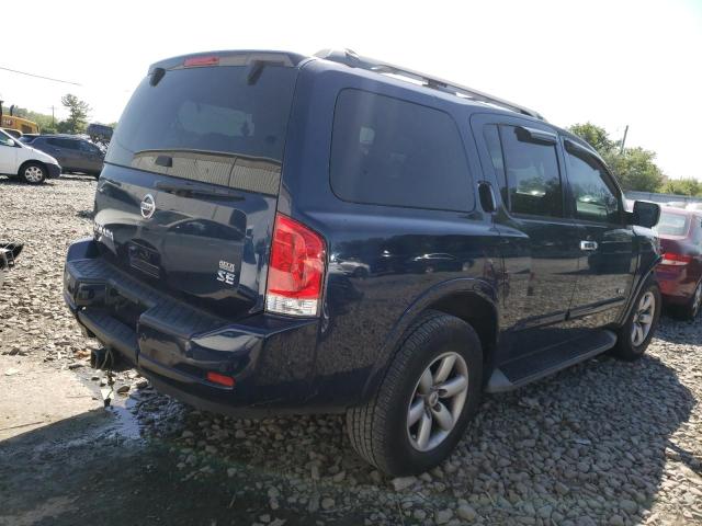 5N1AA08C48N603477 - 2008 NISSAN ARMADA SE BLUE photo 3