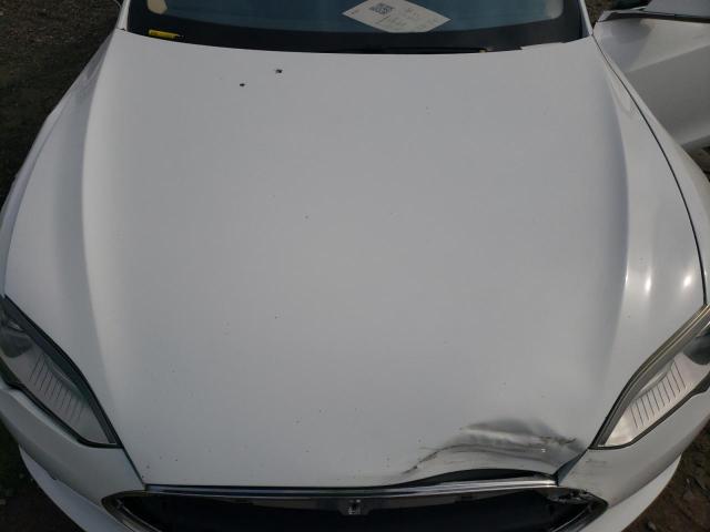 5YJSA1DN0DFP13487 - 2013 TESLA MODEL S WHITE photo 11