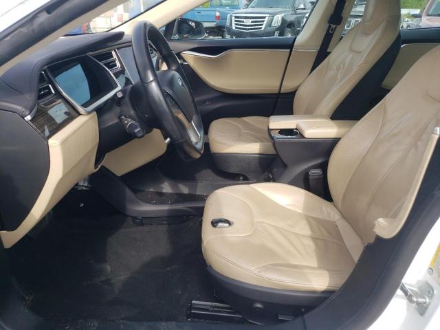 5YJSA1DN0DFP13487 - 2013 TESLA MODEL S WHITE photo 7