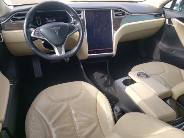 5YJSA1DN0DFP13487 - 2013 TESLA MODEL S WHITE photo 8