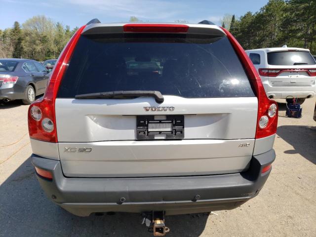 YV4CZ592461302928 - 2006 VOLVO XC90 SILVER photo 6