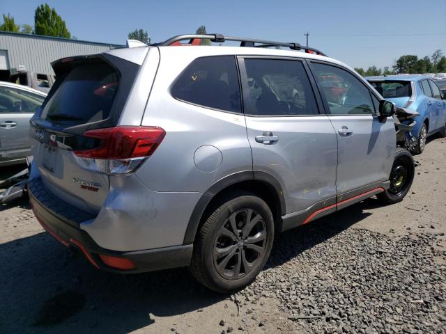 JF2SKAPC3KH447565 - 2019 SUBARU FORESTER SPORT SILVER photo 3