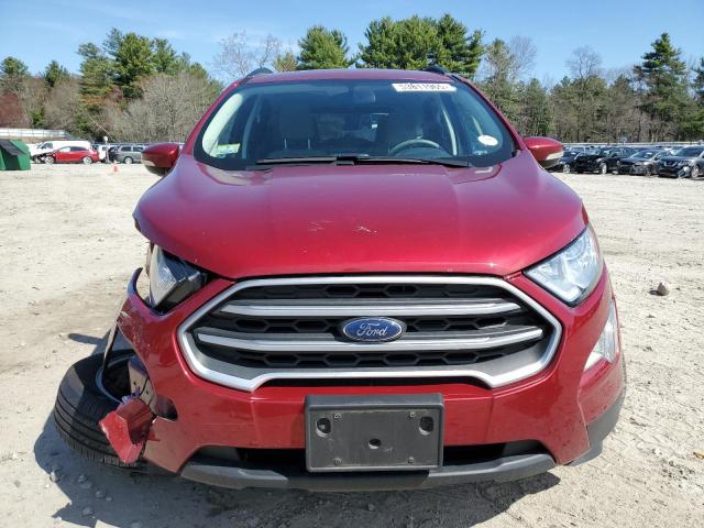 MAJ6S3GL3KC280882 - 2019 FORD ECOSPORT SE წითელი ფოტო 5