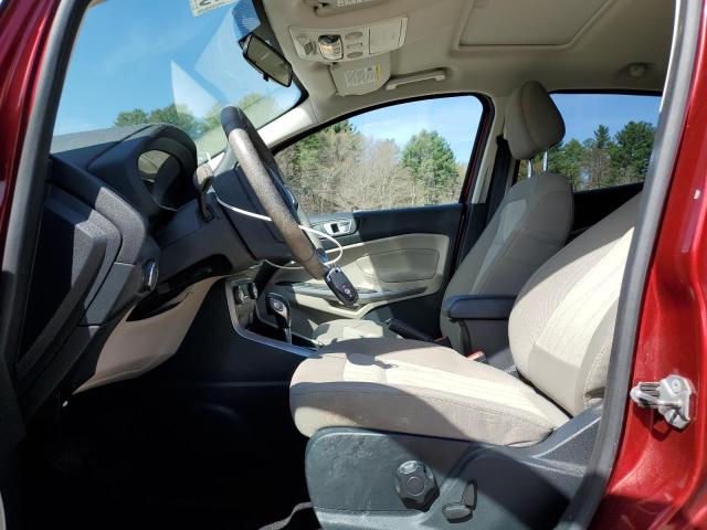 MAJ6S3GL3KC280882 - 2019 FORD ECOSPORT SE წითელი ფოტო 7