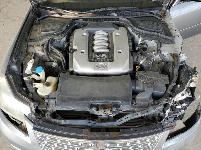 JNKBY01E97M403908 - 2007 INFINITI M45 BASE SILVER photo 11