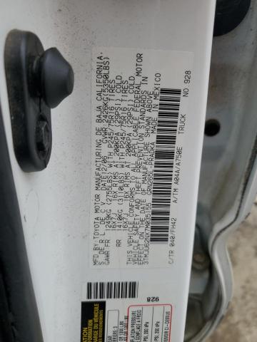 3TMJU62NX7M035155 - 2007 TOYOTA TACOMA DOUBLE CAB PRERUNNER WHITE photo 12