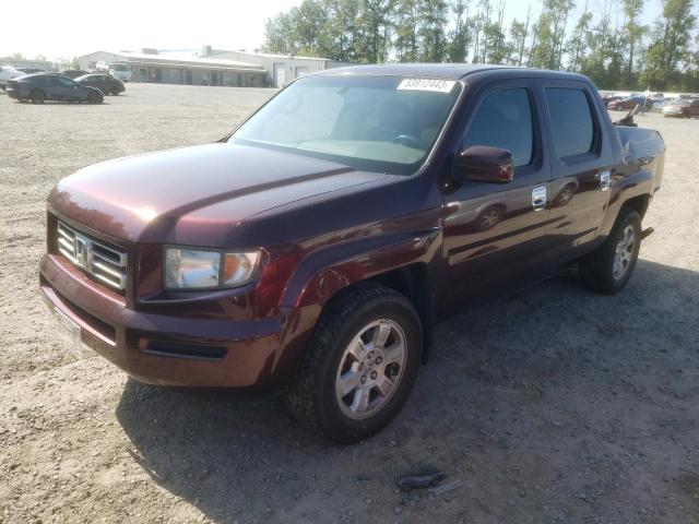 2HJYK16568H500849 - 2008 HONDA RIDGELINE RTL MAROON photo 1