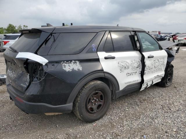 1FM5K8AC2NGA43062 - 2022 FORD EXPLORER POLICE INTERCEPTOR 黑色 照片 3
