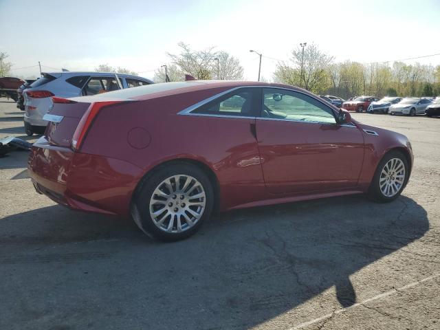 1G6DJ1ED1B0150205 - 2011 CADILLAC CTS PERFORMANCE COLLECTION Rojo foto 3