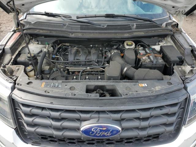 1FM5K8AR1JGB19224 - 2018 FORD EXPLORER POLICE INTERCEPTOR أبيض صورة 12