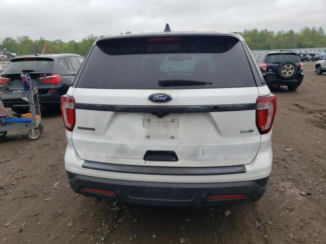 1FM5K8AR7JGC74988 - 2018 FORD EXPLORER POLICE INTERCEPTOR WHITE photo 6