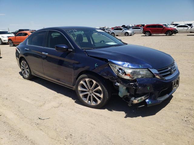 1HGCR2F5XDA264765 - 2013 HONDA ACCORD SPORT BLUE photo 4