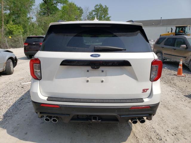 1FM5K8GC5NGA45699 - 2022 FORD EXPLORER ST WHITE photo 6