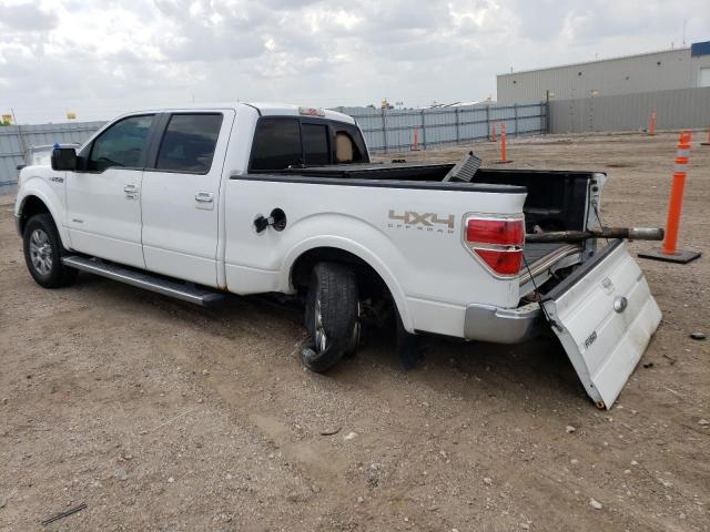 1FTFW1ET5BFB22774 - 2011 FORD F150 SUPERCREW WHITE photo 2