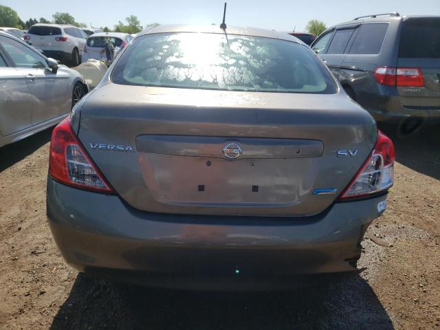 3N1CN7AP8CL932928 - 2012 NISSAN VERSA S BROWN photo 6