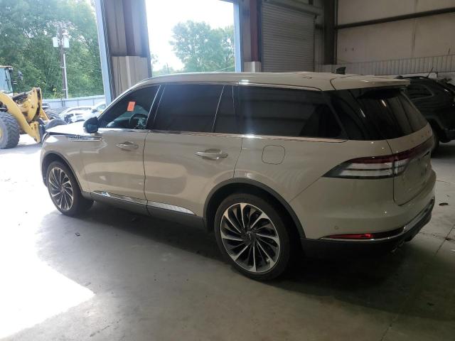 5LM5J7XC9MGL13856 - 2021 LINCOLN AVIATOR RESERVE Weiß Foto 2