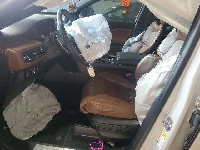 5LM5J7XC9MGL13856 - 2021 LINCOLN AVIATOR RESERVE Weiß Foto 7