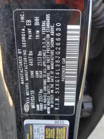 5XXGT4L38JG266630 - 2018 KIA OPTIMA LX 黑色 照片 12